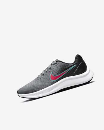 Nike Star Runner 3 Grises Negros Rojos | MX 1172